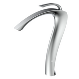 Hochwertige Waschbeckenarmatur in glänzender Chromausführung mit Mischfunktion und Einhandsteuerung