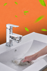 Wasserhahn-Verlängerung mit Rundum-Schwenkfunktion – Effizienter Strahlregler für Küche und Bad (22/24 mm Anschluss)