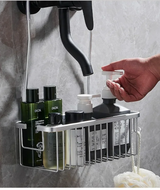 RaumFix Badezimmerregal Wand – Aluminium Ablage Organizer | Vielseitige Badaufbewahrung | Modern & Platzsparend