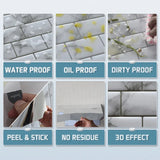 AureaMosaik Selbstklebende Wandfliesen