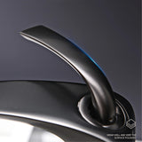 Hochwertige Waschbeckenarmatur in glänzender Chromausführung mit Mischfunktion und Einhandsteuerung