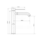 RoseVanta HighRise Waschtischarmatur – Eleganter Einhebel-Wasserhahn