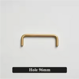 Aurelium GoldLine – Extra Langer Massivmessing Möbelgriff