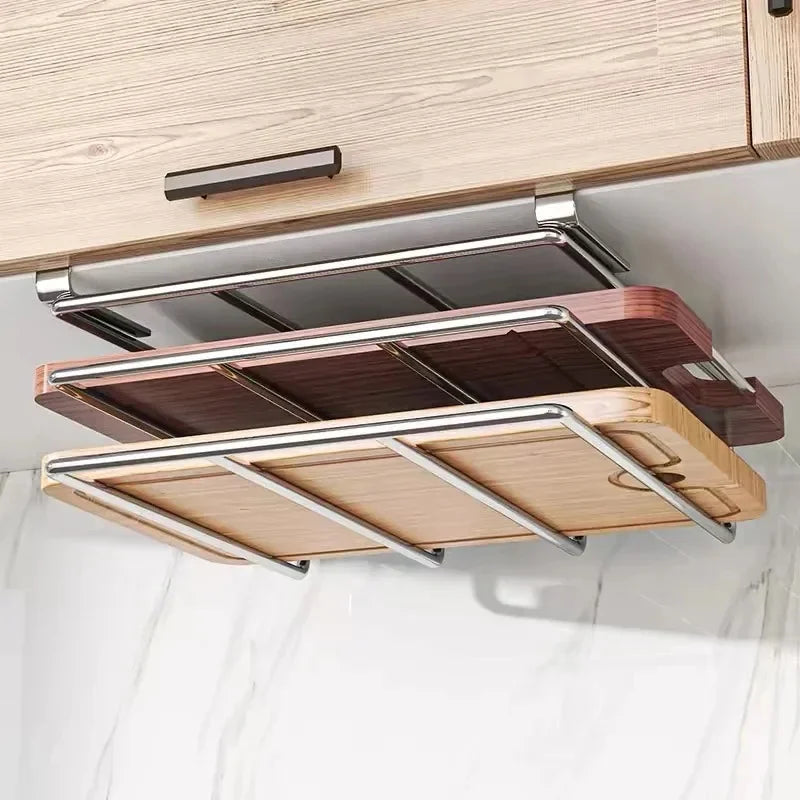 Unter Schrank Küchen Organizer Edelstahl – Schneidebrett Halter