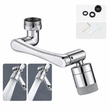 Wasserhahn-Verlängerung mit Rundum-Schwenkfunktion – Effizienter Strahlregler für Küche und Bad (22/24 mm Anschluss)