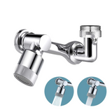 Wasserhahn-Verlängerung mit Rundum-Schwenkfunktion – Effizienter Strahlregler für Küche und Bad (22/24 mm Anschluss)