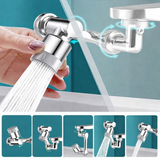 Wasserhahn-Verlängerung mit Rundum-Schwenkfunktion – Effizienter Strahlregler für Küche und Bad (22/24 mm Anschluss)