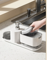 KüchenMaster All-in-One Spülorganizer – Multifunktionaler Seifenspender
