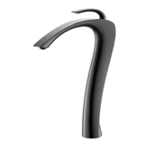 Hochwertige Waschbeckenarmatur in glänzender Chromausführung mit Mischfunktion und Einhandsteuerung