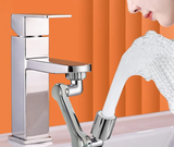 Wasserhahn-Verlängerung mit Rundum-Schwenkfunktion – Effizienter Strahlregler für Küche und Bad (22/24 mm Anschluss)