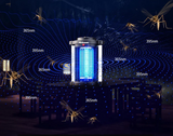 LichtFänger Elektrische Insektenfalle – 2-in-1 Insektenvernichter mit Doppel-LED | 14 W | Kompakter Fluginsektenfänger