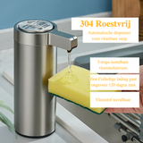 Hygienix Automatischer Seifenspender – Sensor-Spender aus Edelstahl 304