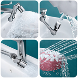 Wasserhahn-Verlängerung mit Rundum-Schwenkfunktion – Effizienter Strahlregler für Küche und Bad (22/24 mm Anschluss)