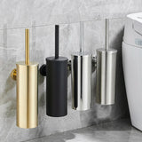 Moderner WC-Bürstenhalter „CleanSteel“