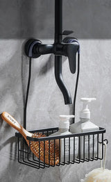 RaumFix Badezimmerregal Wand – Aluminium Ablage Organizer | Vielseitige Badaufbewahrung | Modern & Platzsparend