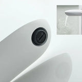 Elegante Waschbeckenarmatur in Weiß mit Kaskadenauslauf und Mischfunktion aus Messing