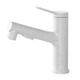 Moderne Waschbeckenarmatur mit herausziehbarem Brauseauslauf und Mischfunktion