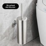 Moderner WC-Bürstenhalter „CleanSteel“