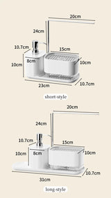 KüchenMaster All-in-One Spülorganizer – Multifunktionaler Seifenspender