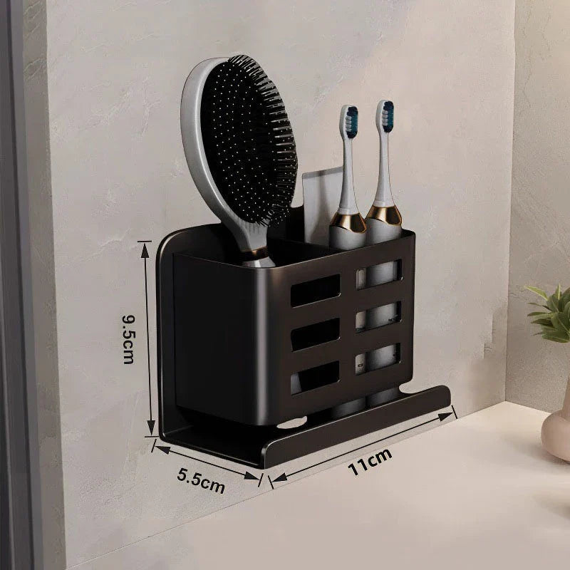 Multifunktionaler Bad Organizer Wand – Zahnbürstenhalter