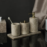 NaturaLux Marmor-Badset – 7-teiliges Luxus-Set aus edlem Naturstein