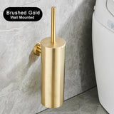 Moderner WC-Bürstenhalter „CleanSteel“