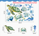 OceanDream Unterwasser Wandtattoos – Kinderfreundliche Wandaufkleber