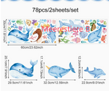 OceanDream Unterwasser Wandtattoos – Kinderfreundliche Wandaufkleber