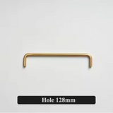 Aurelium GoldLine – Extra Langer Massivmessing Möbelgriff