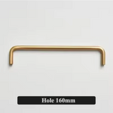 Aurelium GoldLine – Extra Langer Massivmessing Möbelgriff