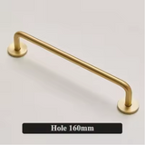 Aurelium GoldLine – Extra Langer Massivmessing Möbelgriff