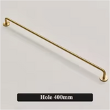 Aurelium GoldLine – Extra Langer Massivmessing Möbelgriff