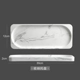 4-teiliges Badzubehör-Set „Marmorglanz Eleganz“