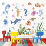 OceanDream Unterwasser Wandtattoos – Kinderfreundliche Wandaufkleber